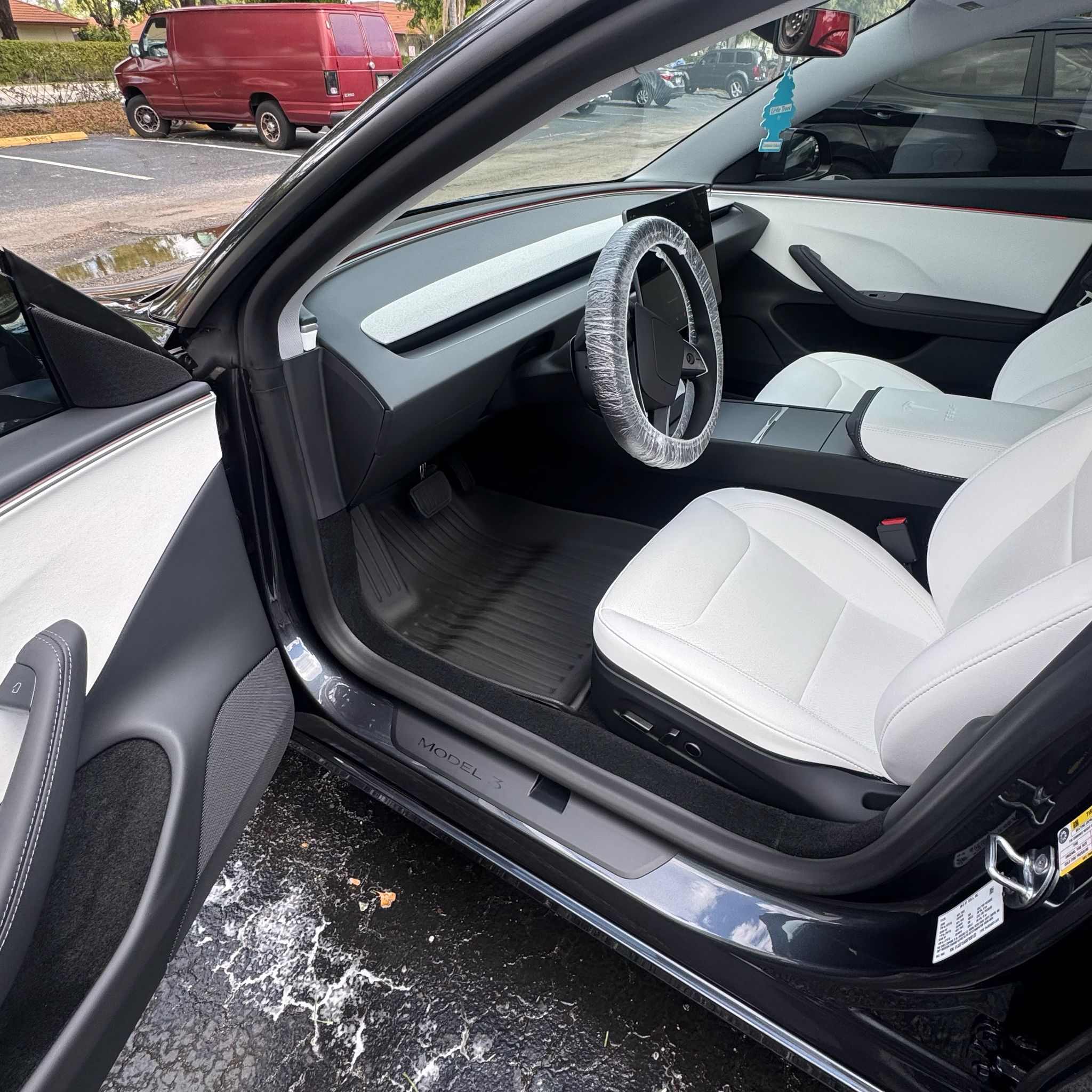 Clean car interior seats